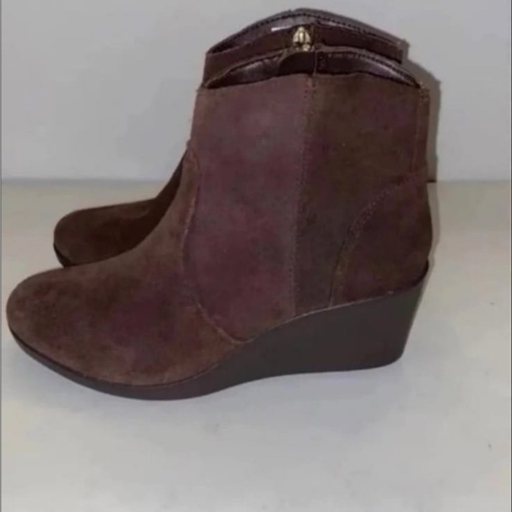 Brown Suede Ankle Boots